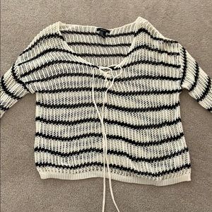 black and white cover up top